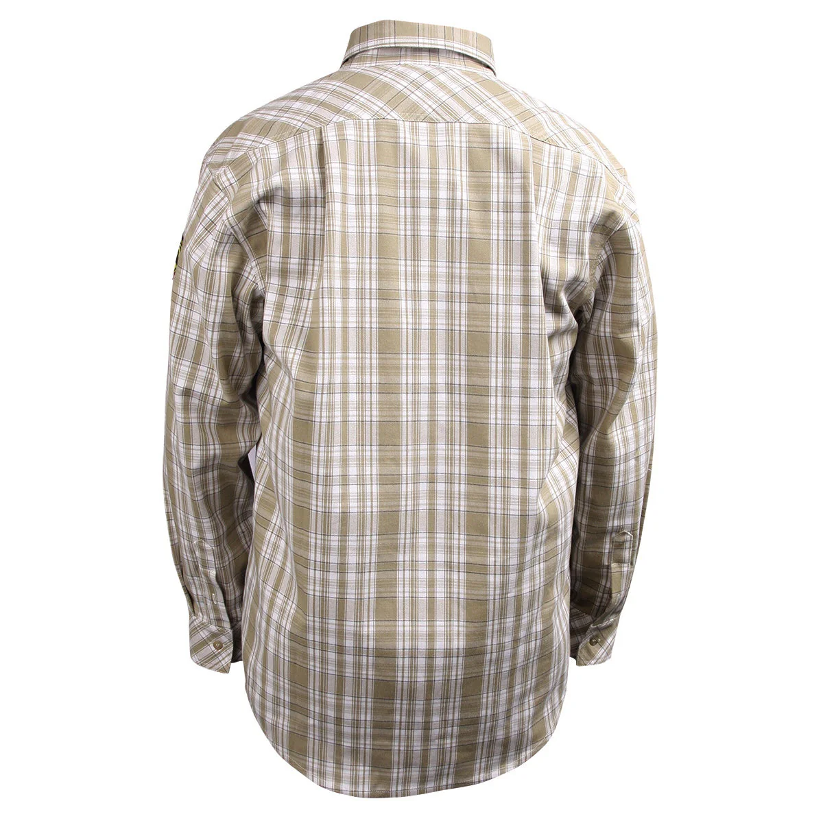 Revco Black Stallion AR/FR Khaki Plaid Cotton Work Shirt (WF2110-PK) - Image 3