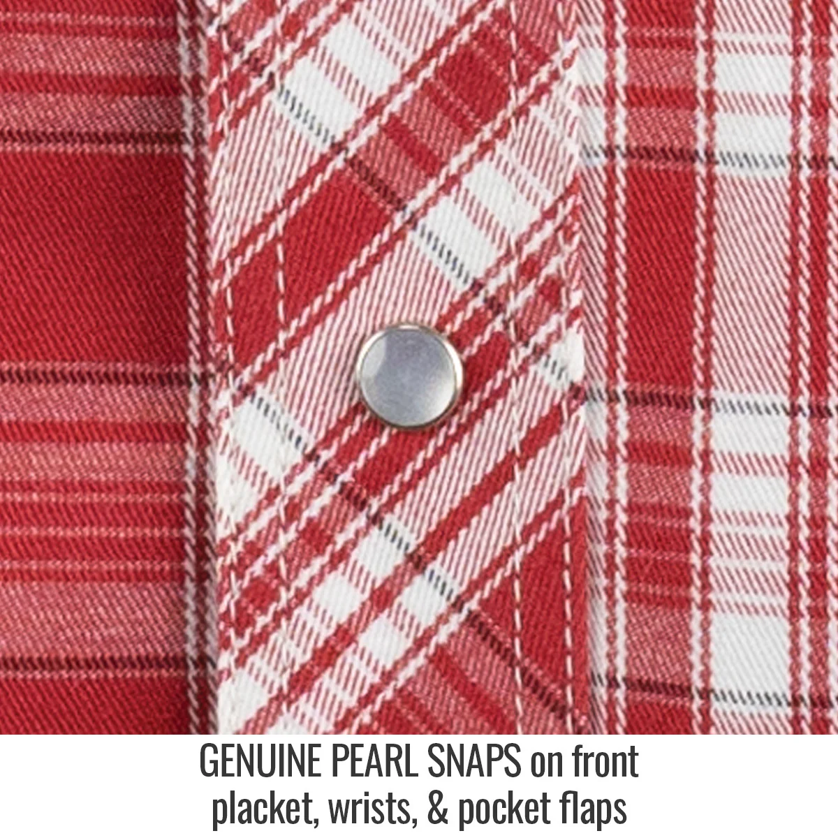 Revco Black Stallion AR/FR Red Plaid Cotton Work Shirt (WF2110-PR) - Image 5
