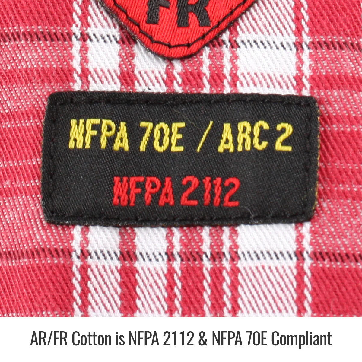 Revco Black Stallion AR/FR Red Plaid Cotton Work Shirt (WF2110-PR) - Image 7