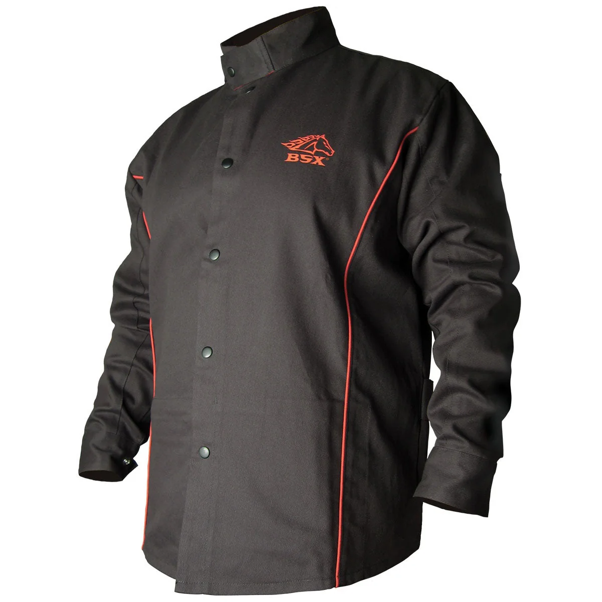 Revco Black Stallion BSX 9oz Black FR Cotton Welding Jacket (B9C) - Image 13
