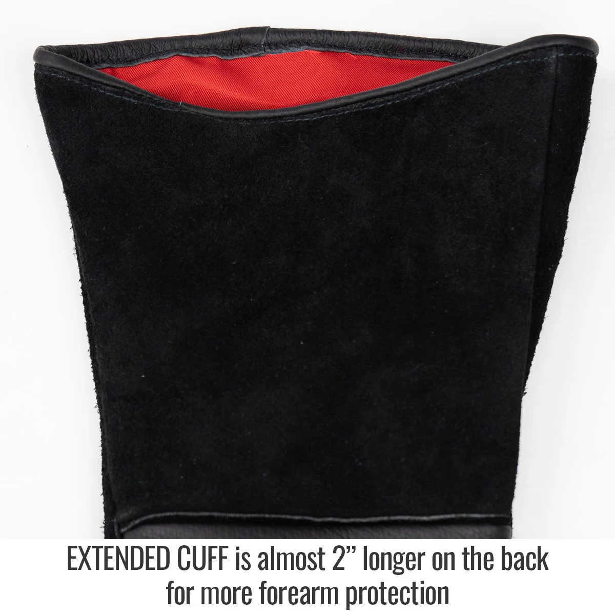 Revco Black Stallion BSX Extended Cuff Pigskin Palm Stick Gloves (GS3030-BK) - Image 3
