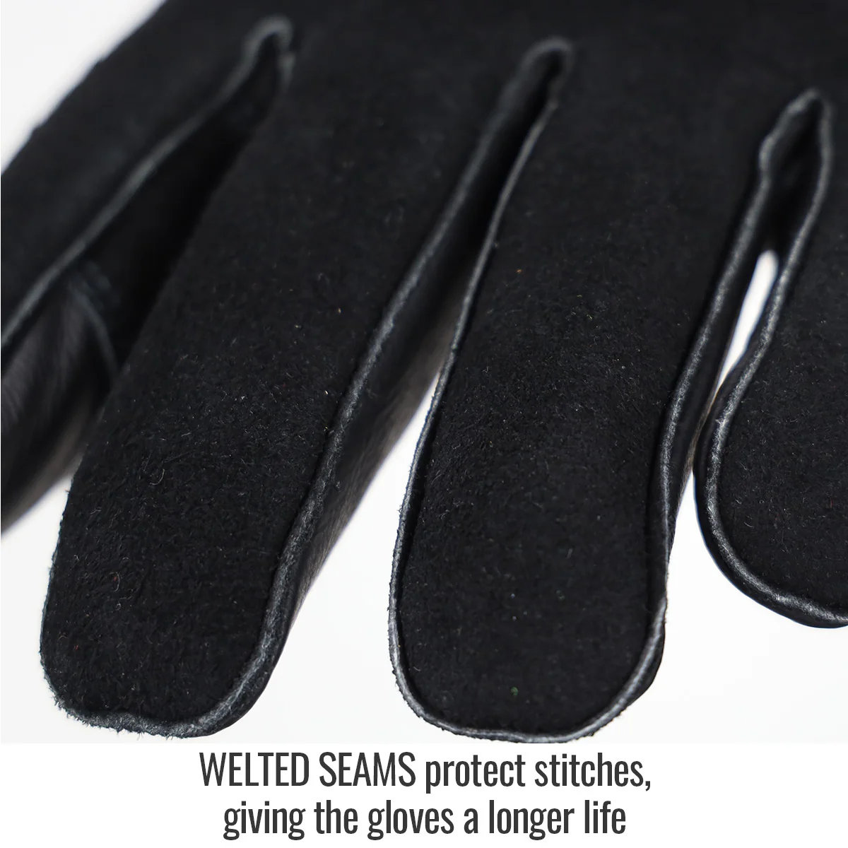 Revco Black Stallion BSX Extended Cuff Pigskin Palm Stick Gloves (GS3030-BK) - Image 4