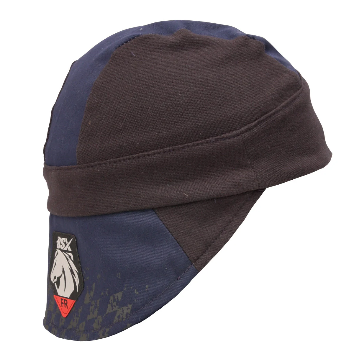 Revco Black Stallion BSX Navy/Black Silicone Grip FR Cotton Welding Cap (AH1631-NB) - Image 8