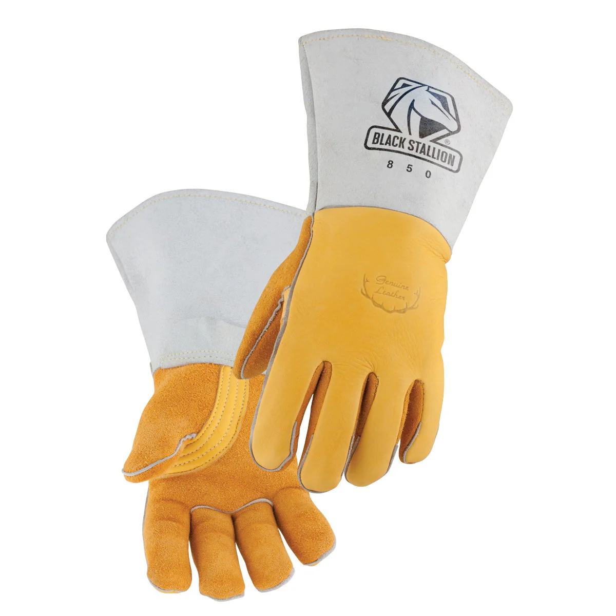 Revco Black Stallion Elkskin Stick Gloves w/Nomex Lined Back (850) - Image 6