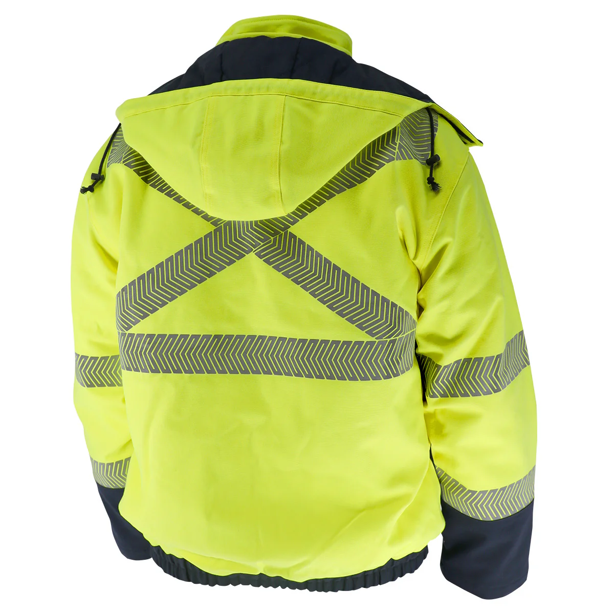 Revco Black Stallion Hi-Vis Class 3 AR/FR Canvas Duck Insulated Bomber Jacket (JF5030-HB) - Image 2
