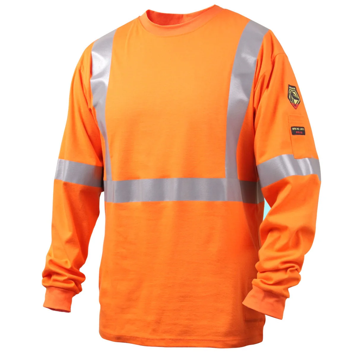 Revco Black Stallion Orange 7oz FR Knit Welding Shirt w/Reflective Tape (TF2511-OR) - Image 11