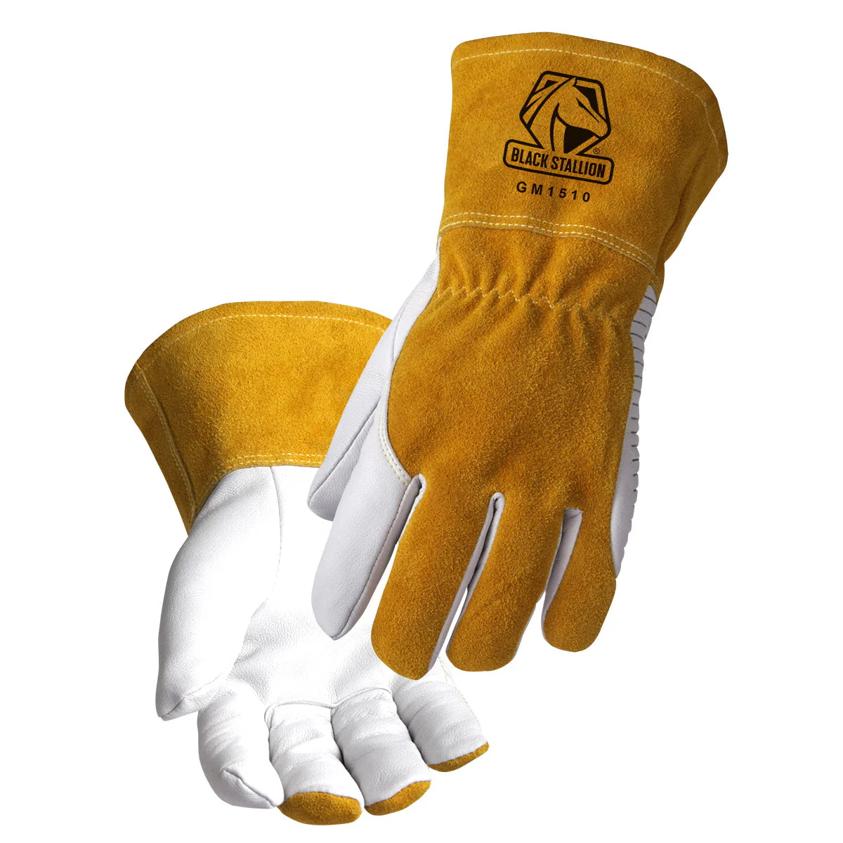 Revco Black Stallion Premium Goatskin MIG Gloves w/DragPatch (GM1510) - Image 6