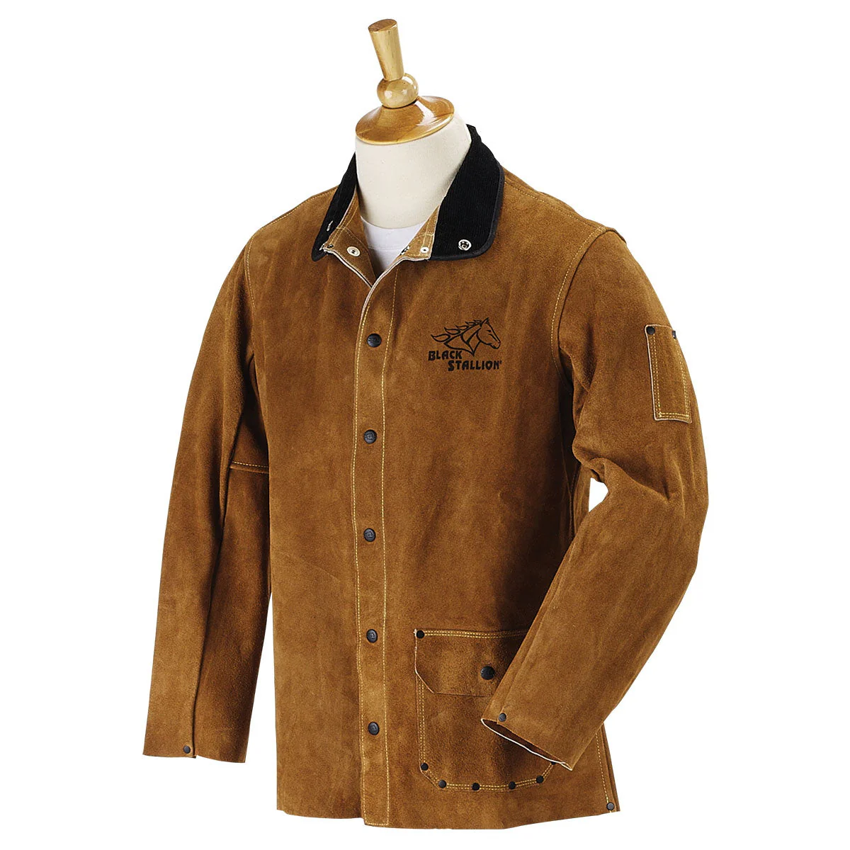 Revco Black Stallion Split Cowhide Leather Welding Jacket (30WC) - Image 12
