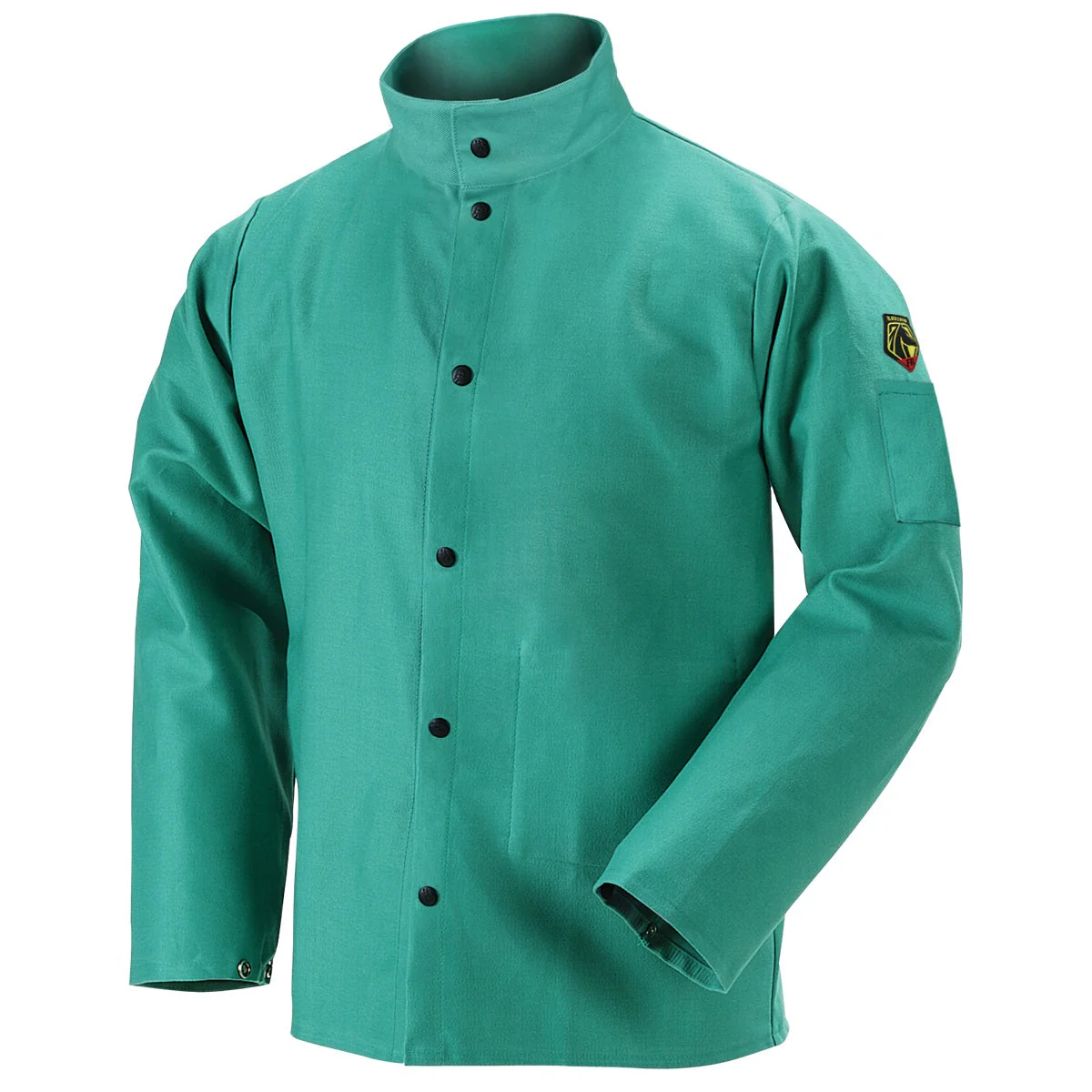 Revco Black Stallion TruGuard 200 9oz Green FR Cotton Welding Jacket (F9-30C) - Image 10