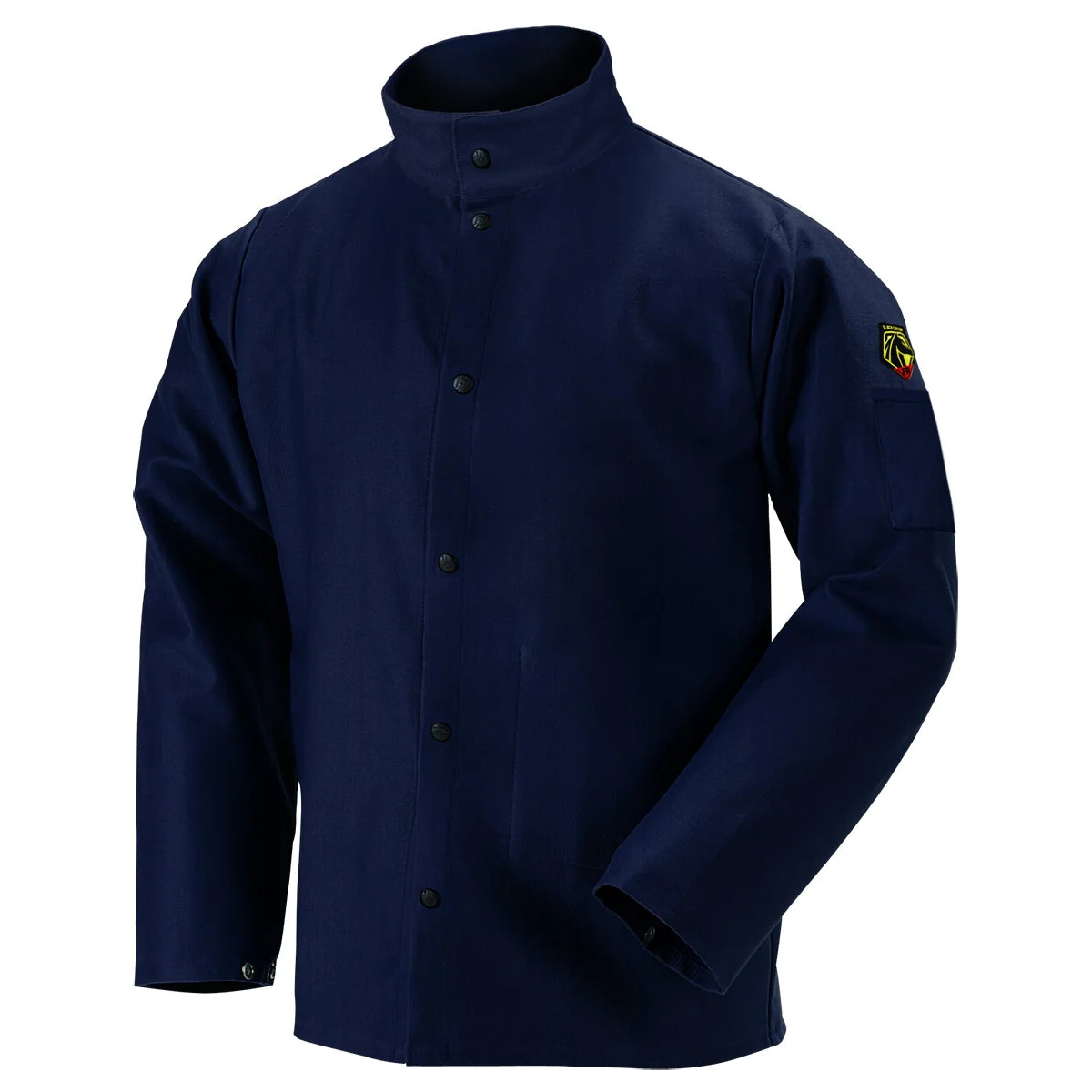 Revco Black Stallion TruGuard 200 9oz Navy FR Cotton Welding Jacket (FN9-30C) - Image 11