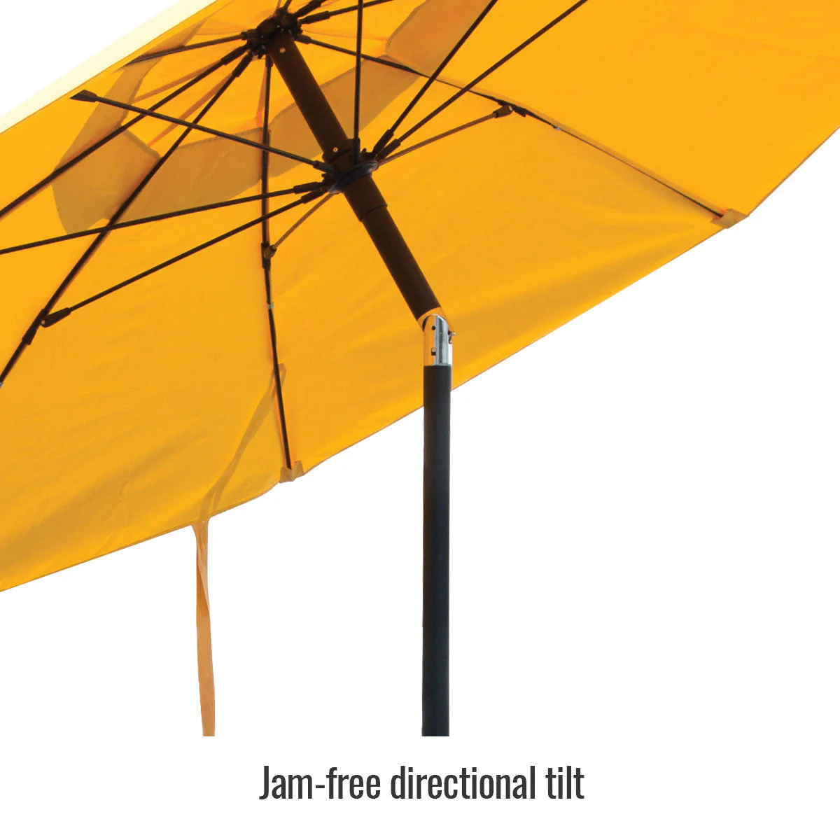 Revco Black Stallion Yellow FR Industrial Umbrella w/out Stand (UB100) - Image 3