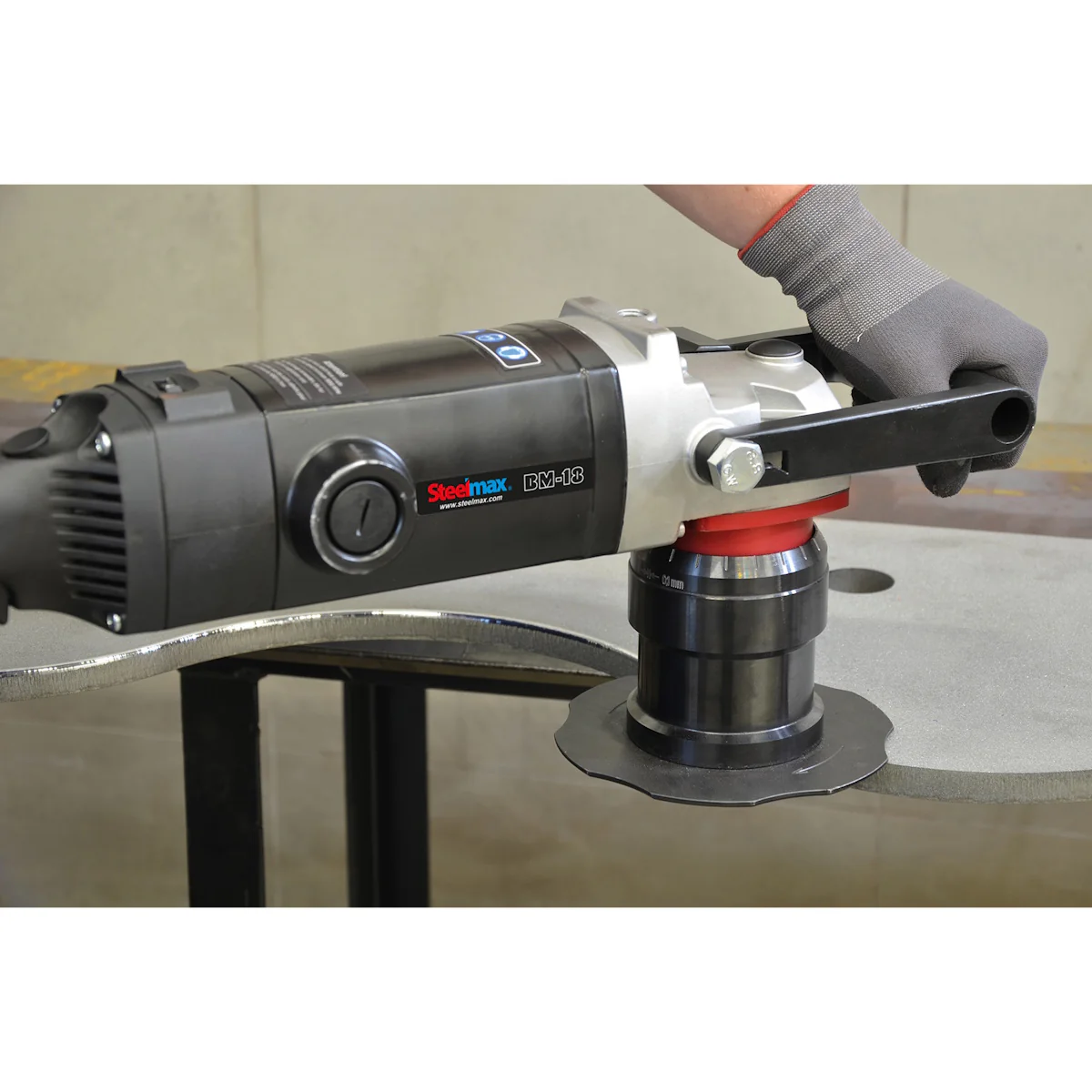 Steelmax 120V BM18 Portable Beveling Machine w/Radius Head (SM-BM18) - Image 2