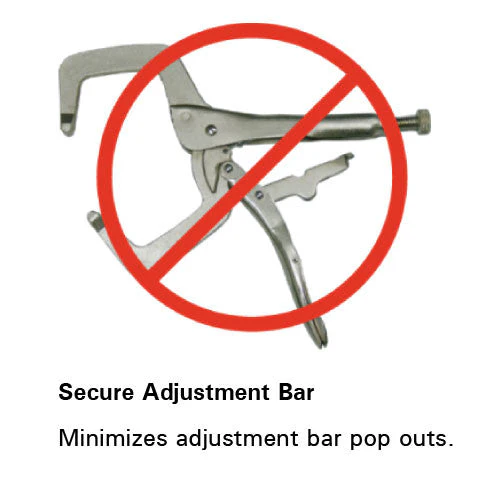 Strong Hand Tools 11 in. Round Tip Locking C Clamp (PR115) - Image 4