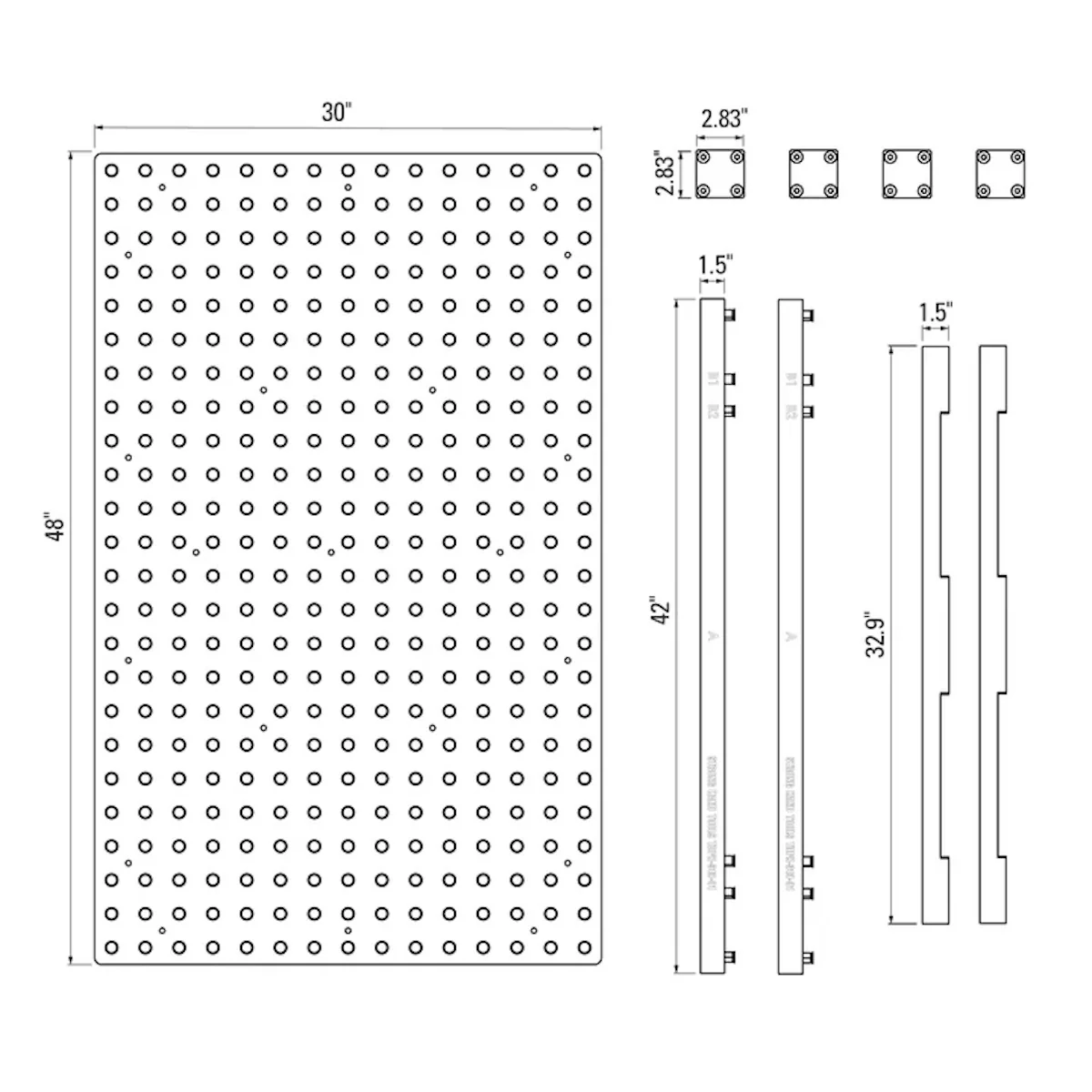 Strong Hand Tools 48 x 30 Rhino Plate Connecting Bridge Kit (TDPK311) - Image 4