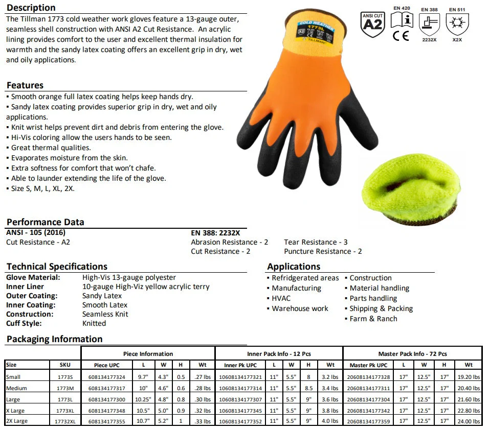 Tillman 1773 Cold Weather Work Glove - Image 6