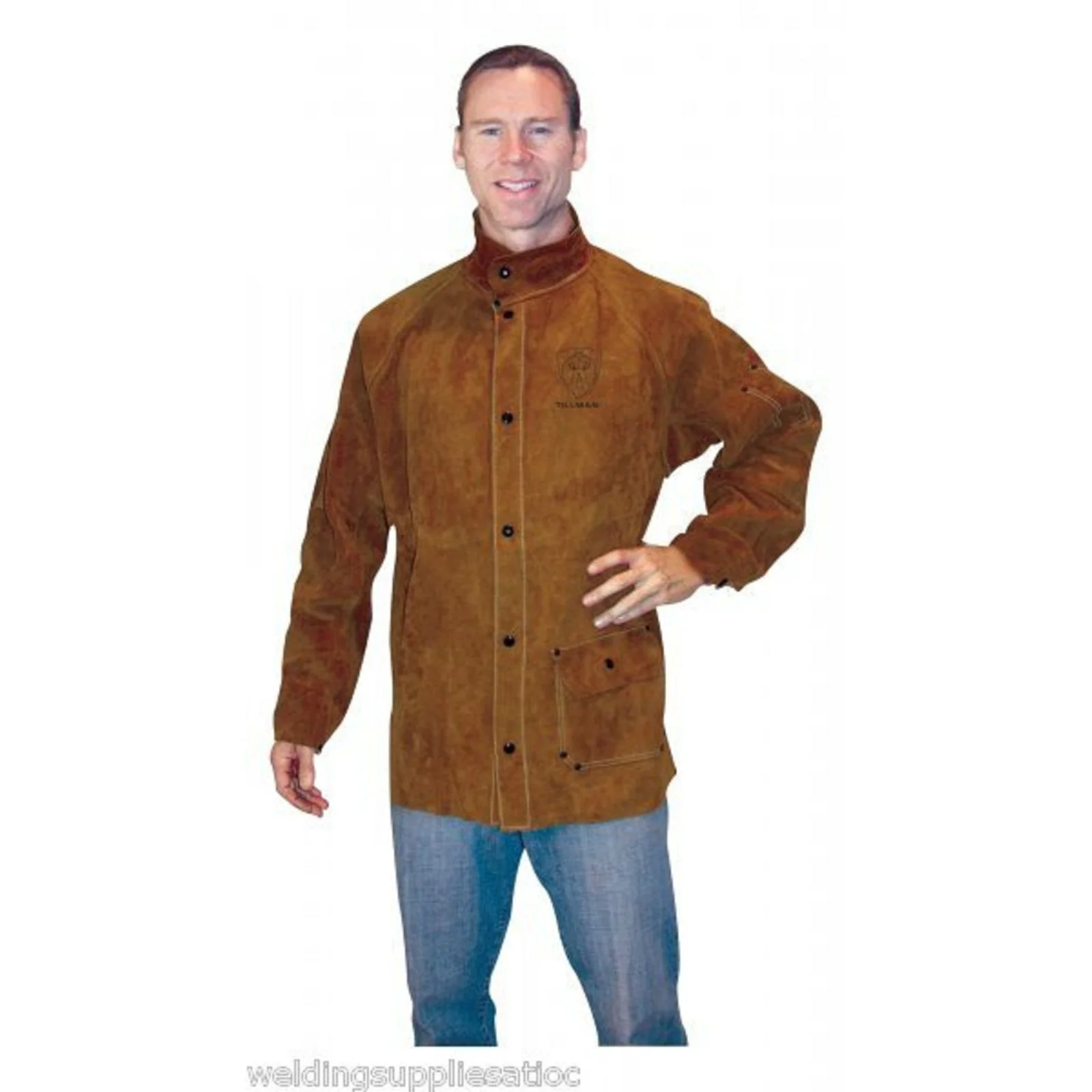 Tillman 3830 Dark Brown Welding Jacket - Image 2