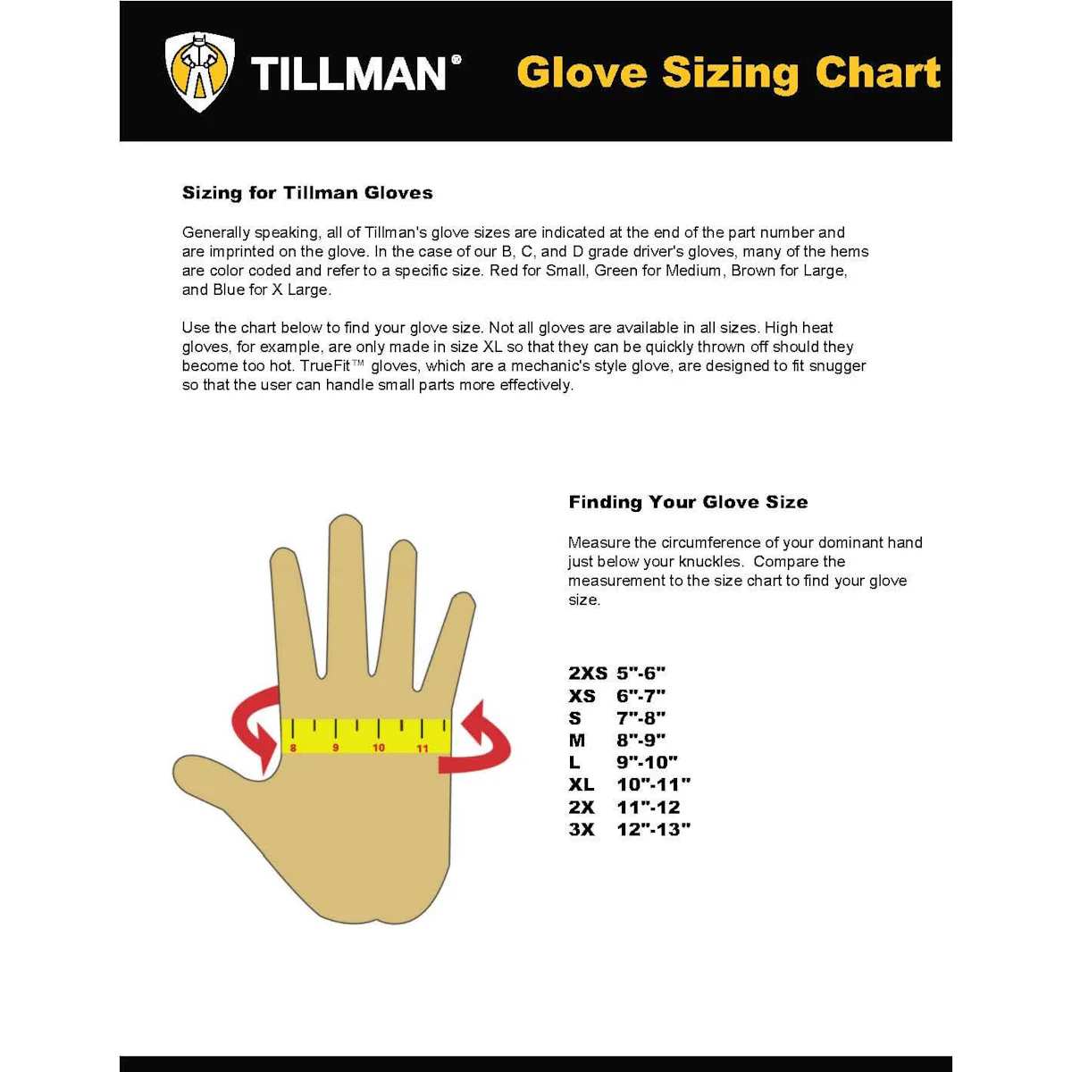 Tillman 750 Premium Elkskin Welding Gloves - Image 2